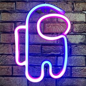 1pc, Astronaut Neon Signs With USB Or Battery Operated For Kid's Room Bedroom Bar Restaurant Game Room Christmas Valentine's Day Birthday Party Gift L