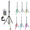 5 Core Speakers Stands with LED Lights Heavy Duty Height Adjustable Tripod PA Studio Monitor Holder for Large Speakers DJ Stand para Bocinas - SS HD L