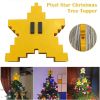 Cute Christmas Tree New Cartoon Large Starfish Shape Pendant Xmas Super Marios Bros Star Tree Home Party Decoration Dropshipping