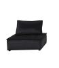 Anna Black Velvet 4 Pc Modular Sofa