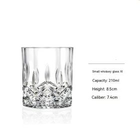 RCR Whiskey Crystal Glasses Glass (Option: Ao Bo 210ML Whiskey Shot Glass)