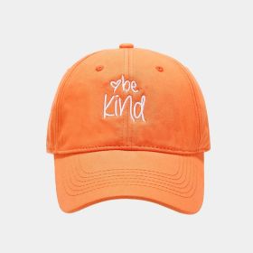 Women's Outdoor Sun Protection Hat (Option: Orange-Adjustable)