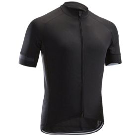 Road And Mountain Bike Cycling Jerseys Men's Tops Spring And Summer Cycling Jerseys (Option: Black-2xl)