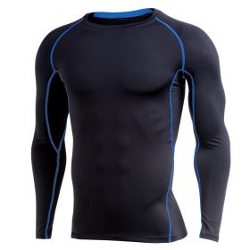 Running Basketball Training Quick-Drying Clothes (Option: Blue-2XL)