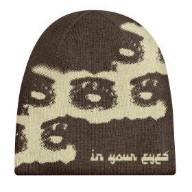 Beanie Hot Girls Street Warm Knitted Hat (Option: Green-Average Size)