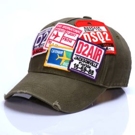 Men's And Women's Casual Sports Hat (Option: Army Green-Adjustable)