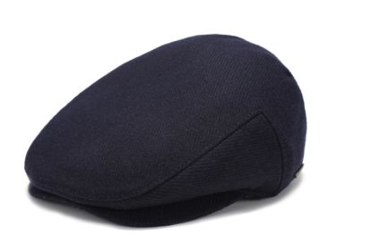 Retro Men's Duck Tongue Beret (Option: Navy stripes-Adjustable)