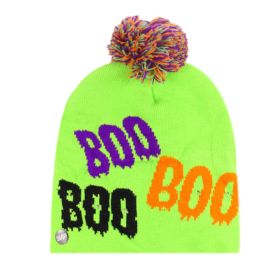 Knitted Pumpkin Ghost Skull Knitted Hat Halloween (Option: Cstyle-Adjustable)