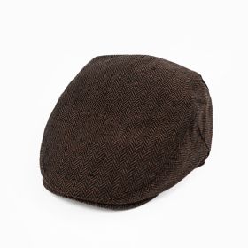 Men's Fashion Simple Outdoor Travel Cotton Hat (Option: Brown-56to60cm)