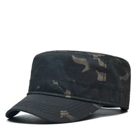 Flat Python Hat Thin For Men (Option: Camo black-L)