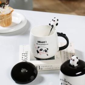 Cute Cartoon Panda Ceramic Cup Creative (Option: D-301to400ml)