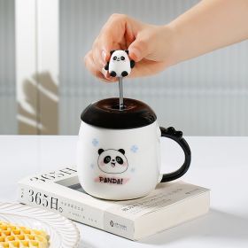 Cute Cartoon Panda Ceramic Cup Creative (Option: A-301to400ml)