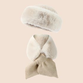 Wool Mongolian Hat Thickened Warm (Option: Beige Suit-Free Size)