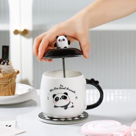 Cute Cartoon Panda Ceramic Cup Creative (Option: B-301to400ml)