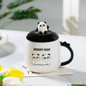 Cute Cartoon Panda Ceramic Cup Creative (Option: C-301to400ml)