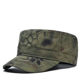 Flat Python Hat Thin For Men (Option: Camouflage green-L)