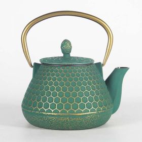 Soft Decoration Home Decoration Hotel Outdoor Tea Pot (Option: 1000ml Circle Pot Green)