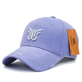 Fashion Couple Sports Casual Baseball Cap (Color: Purple)