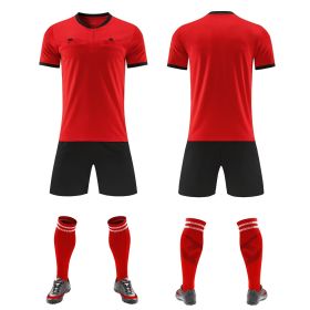 Football Referee Clothing Match Referee Clothing Suit (Option: Red-S)