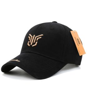 Fashion Couple Sports Casual Baseball Cap (Color: Black)