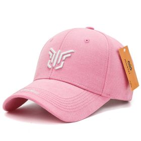 Fashion Couple Sports Casual Baseball Cap (Color: Pink)