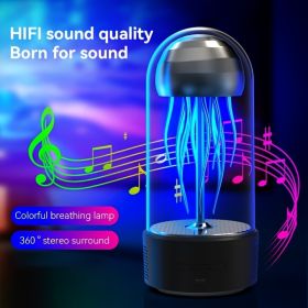 1pc Mechanical Jellyfish Audio Wireless Audio Atmosphere Light Audio Personality Cool Audio; tentacles rotate to music; Bluetooth speakers (Color: Orange, size: 11*5.3*4.9in)