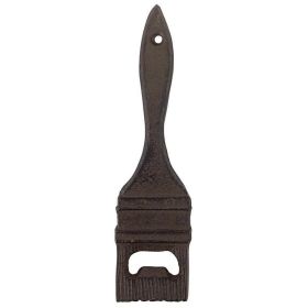 Bar Gift Family Party Gift Elegant And Refined Design Cast Iron Bottle Opener (Color: As pic show, Shape: Paint Brush)