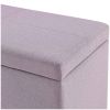 30-inch Hinged Storage Ottoman,Faux-leather