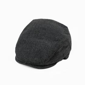 Men's Fashion Simple Outdoor Travel Cotton Hat (Option: Black-56to60cm)