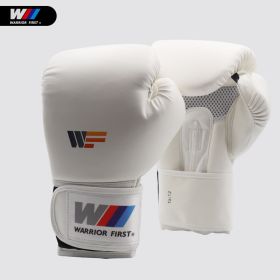 Sanda Fighting Boxing Glove Fighting Training Sandbag Boxing Gloves (Option: White-16oz)